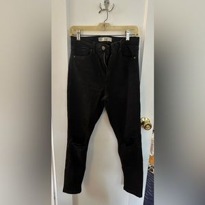 Black skinny jeans topshop motto Jamie